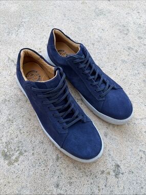 Driver Club USA Men's Blue Leather Sneaker Size 12